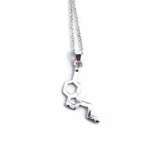 Serotonin Molecule Necklace